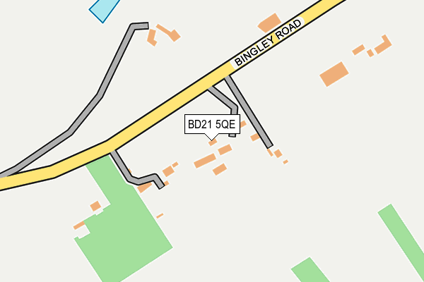 BD21 5QE map - OS OpenMap – Local (Ordnance Survey)