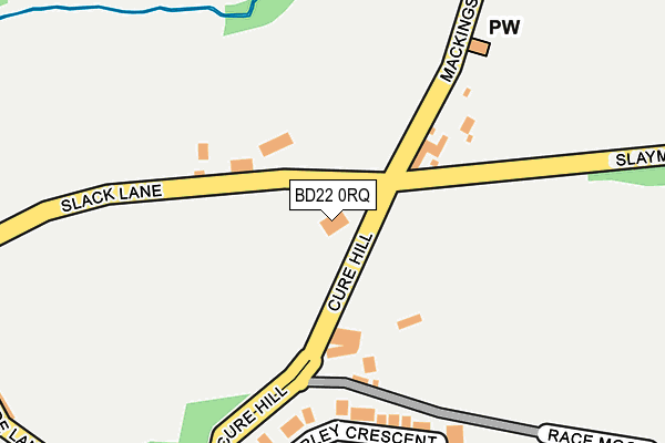 BD22 0RQ map - OS OpenMap – Local (Ordnance Survey)