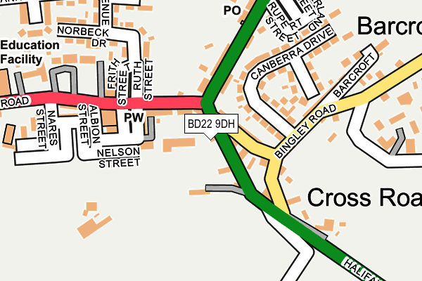 Map of COSURICA LTD at local scale