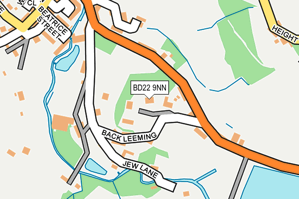 BD22 9NN map - OS OpenMap – Local (Ordnance Survey)