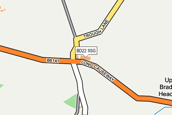 Map of BRADFORD (HOLDINGS) LIMITED at local scale