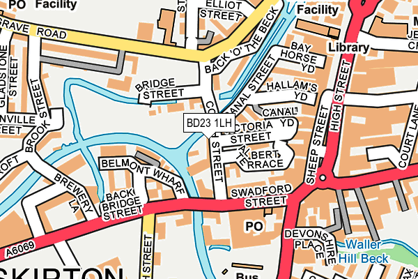 Map of CHIC RENTALS SKIPTON LIMITED at local scale