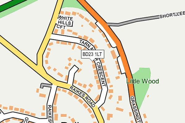 BD23 1LT map - OS OpenMap – Local (Ordnance Survey)