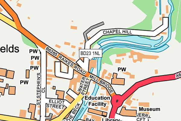 BD23 1NL map - OS OpenMap – Local (Ordnance Survey)