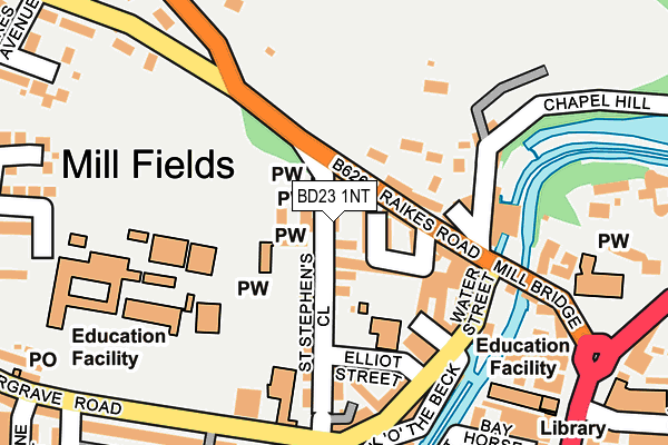 BD23 1NT map - OS OpenMap – Local (Ordnance Survey)