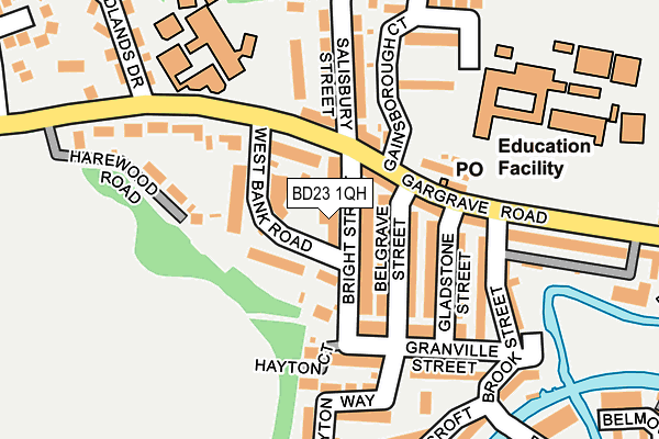 BD23 1QH map - OS OpenMap – Local (Ordnance Survey)