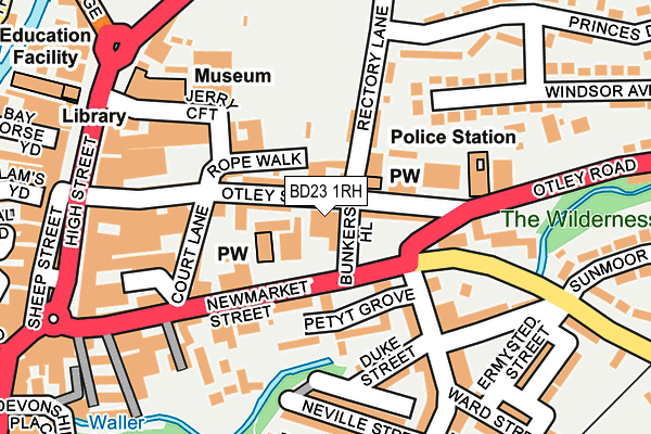 BD23 1RH map - OS OpenMap – Local (Ordnance Survey)