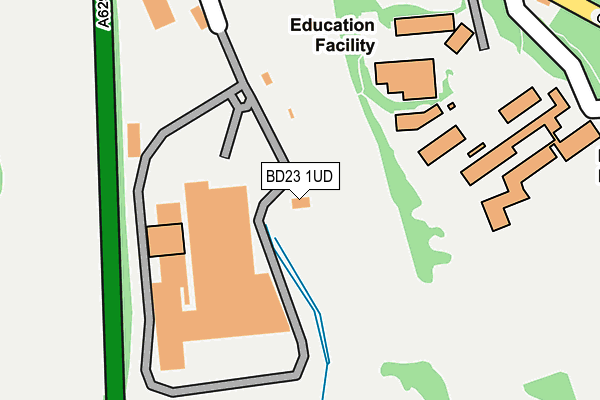BD23 1UD map - OS OpenMap – Local (Ordnance Survey)