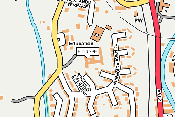 BD23 2BE map - OS OpenMap – Local (Ordnance Survey)