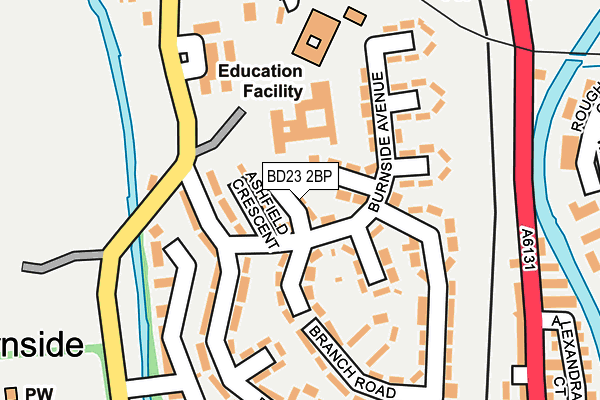 BD23 2BP map - OS OpenMap – Local (Ordnance Survey)