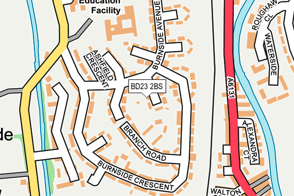 BD23 2BS map - OS OpenMap – Local (Ordnance Survey)