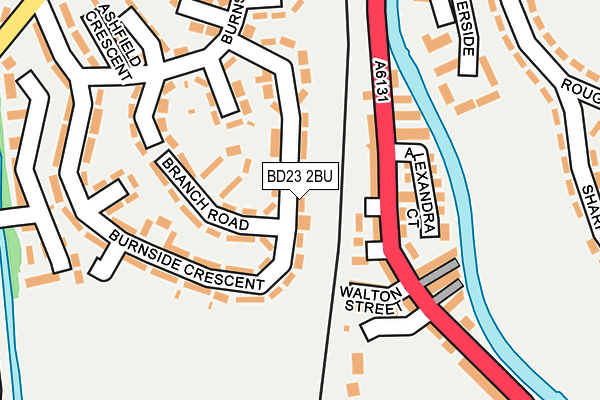 BD23 2BU map - OS OpenMap – Local (Ordnance Survey)