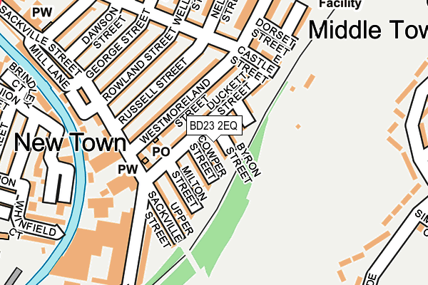 BD23 2EQ map - OS OpenMap – Local (Ordnance Survey)