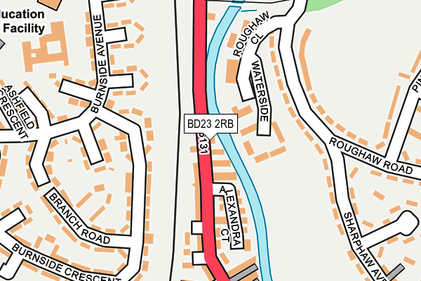 BD23 2RB map - OS OpenMap – Local (Ordnance Survey)
