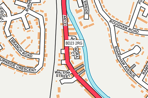 BD23 2RG map - OS OpenMap – Local (Ordnance Survey)