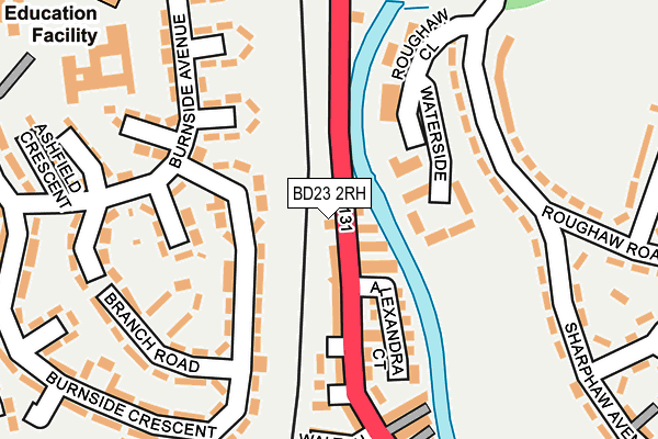 BD23 2RH map - OS OpenMap – Local (Ordnance Survey)