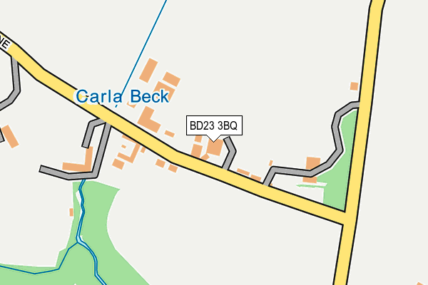 BD23 3BQ map - OS OpenMap – Local (Ordnance Survey)