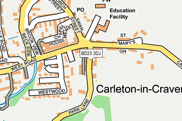 Map of WHEATSHEAF CARLETON LTD at local scale
