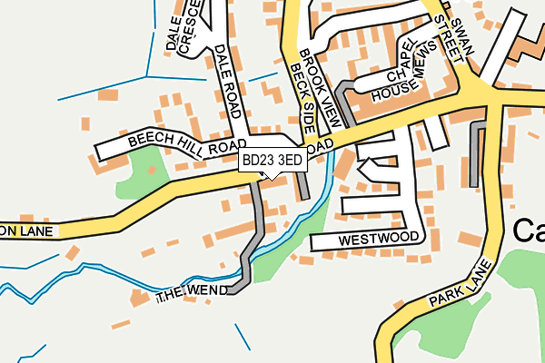 BD23 3ED map - OS OpenMap – Local (Ordnance Survey)