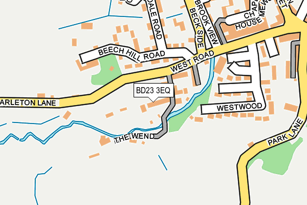 BD23 3EQ map - OS OpenMap – Local (Ordnance Survey)