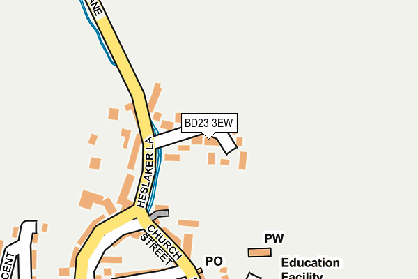 BD23 3EW map - OS OpenMap – Local (Ordnance Survey)