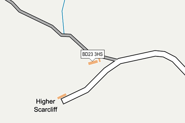 BD23 3HS map - OS OpenMap – Local (Ordnance Survey)