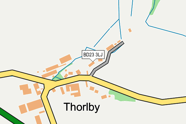 BD23 3LJ map - OS OpenMap – Local (Ordnance Survey)