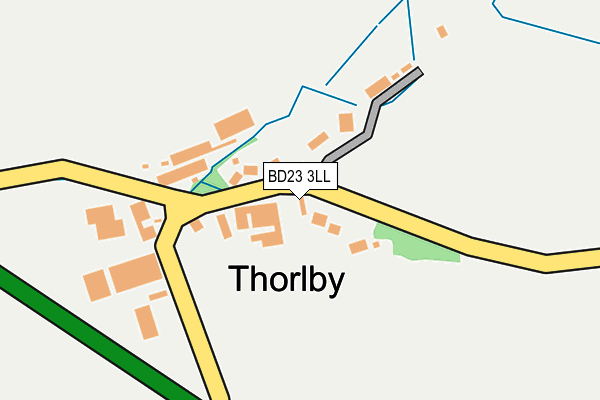 BD23 3LL map - OS OpenMap – Local (Ordnance Survey)