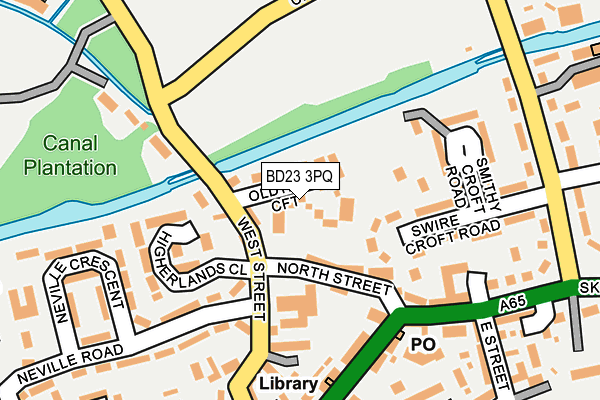 BD23 3PQ map - OS OpenMap – Local (Ordnance Survey)