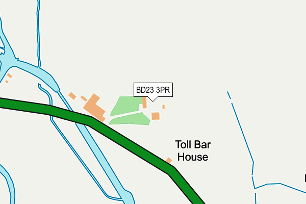 BD23 3PR map - OS OpenMap – Local (Ordnance Survey)