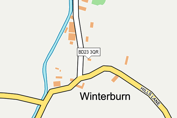 BD23 3QR map - OS OpenMap – Local (Ordnance Survey)