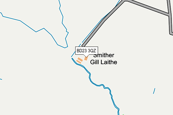 BD23 3QZ map - OS OpenMap – Local (Ordnance Survey)