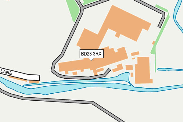 BD23 3RX map - OS OpenMap – Local (Ordnance Survey)