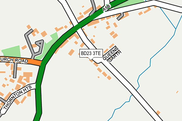 BD23 3TE map - OS OpenMap – Local (Ordnance Survey)
