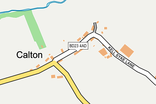 BD23 4AD map - OS OpenMap – Local (Ordnance Survey)