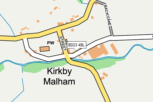 BD23 4BL map - OS OpenMap – Local (Ordnance Survey)