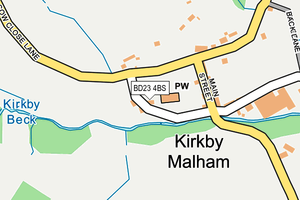 BD23 4BS map - OS OpenMap – Local (Ordnance Survey)