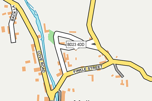 BD23 4DD map - OS OpenMap – Local (Ordnance Survey)