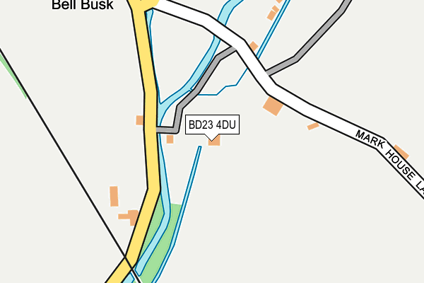 BD23 4DU map - OS OpenMap – Local (Ordnance Survey)