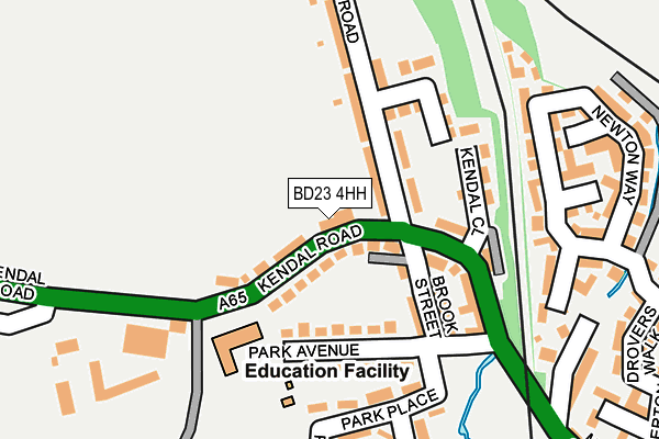 BD23 4HH map - OS OpenMap – Local (Ordnance Survey)