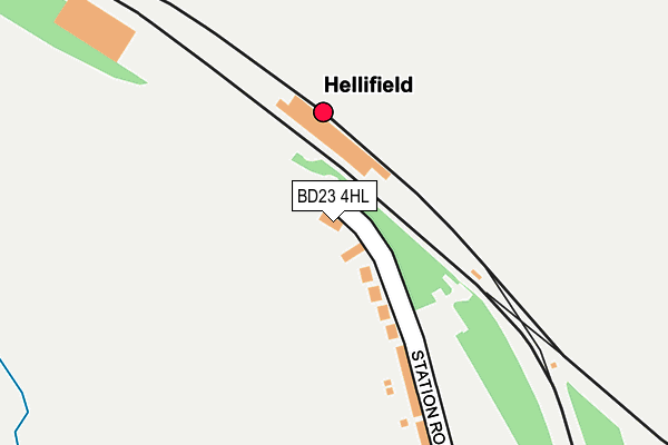 BD23 4HL map - OS OpenMap – Local (Ordnance Survey)