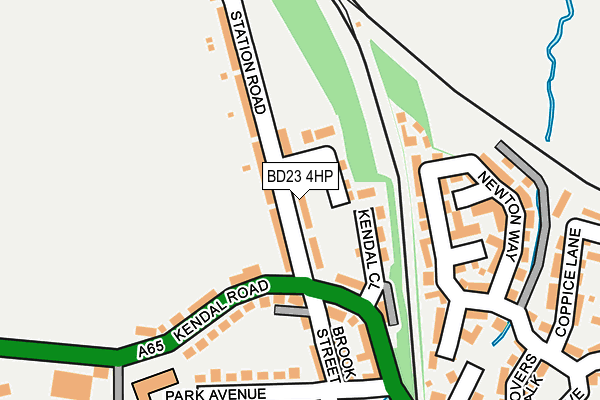 BD23 4HP map - OS OpenMap – Local (Ordnance Survey)