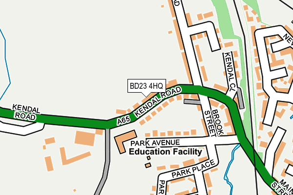 BD23 4HQ map - OS OpenMap – Local (Ordnance Survey)