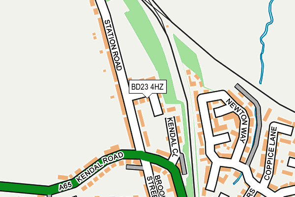 BD23 4HZ map - OS OpenMap – Local (Ordnance Survey)