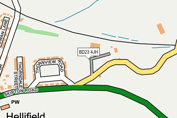 BD23 4JH map - OS OpenMap – Local (Ordnance Survey)