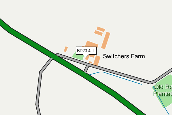 BD23 4JL map - OS OpenMap – Local (Ordnance Survey)