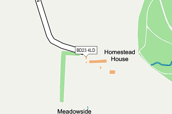 BD23 4LD map - OS OpenMap – Local (Ordnance Survey)