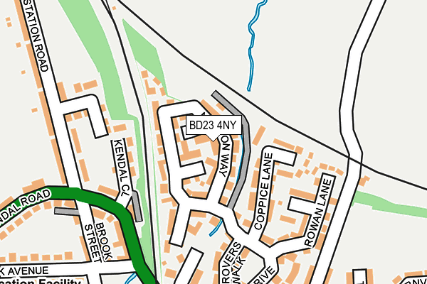 BD23 4NY map - OS OpenMap – Local (Ordnance Survey)