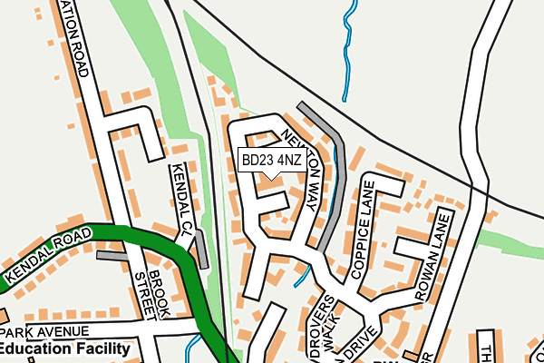 BD23 4NZ map - OS OpenMap – Local (Ordnance Survey)