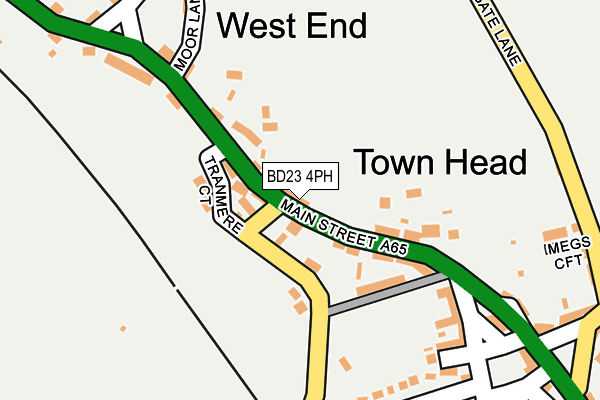 Map of HESLEY AND WEST LANE HOMES LTD at local scale